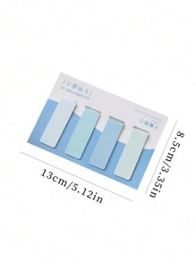 1pc Morandi Blocking Bookmark Soft Magnet Reading Sign,School Supplies,Back To School