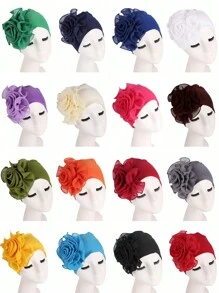 1 件装男士保暖针织帽带帽檐纯色弹力透气针织混纺滑雪帽冬季秋季 - 彩色 - 查看 9