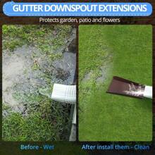 2pcs Downspout Splash Guard, Decorative Downspout Extension Splash Blocks, Downspout Diverter, Downspout Extender - Multicolor - View 4