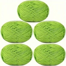 5 stuks ultrazachte handgehaakte stof, voor haken, breien en meerkleurige garens, doe-het-zelf-knutselgarens, 4-draads garen voor doe-het-zelf-sjaal, muts, trui, haakpakketten voor beginners, comfortabel en gezond leven