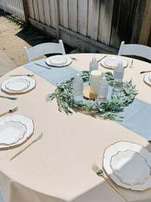 60 Stück weiße Pappteller - weiße Einwegteller für Party/Hochzeit - beinhaltet 30 Stück 10-Zoll weiße Dinner-Teller und 30 Stück 7-Zoll weiße Dessert-/Salatteller für Ostern