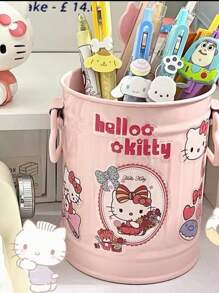 Sanrio 1 pezzo Portapenne da ufficio Sanrio, creativo e insolito, ampio portapenne - Organizer da scrivania portatile per ufficio, adatto per uso in ufficio e per studenti, stile retrò artistico, per forniture scolastiche, back to school