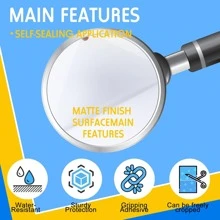 A4 尺寸 20 张透明哑光自粘层压板，8.3*11.7 英寸层压板，无需机器，防水照片乙烯基贴纸膜，返校，学校用品