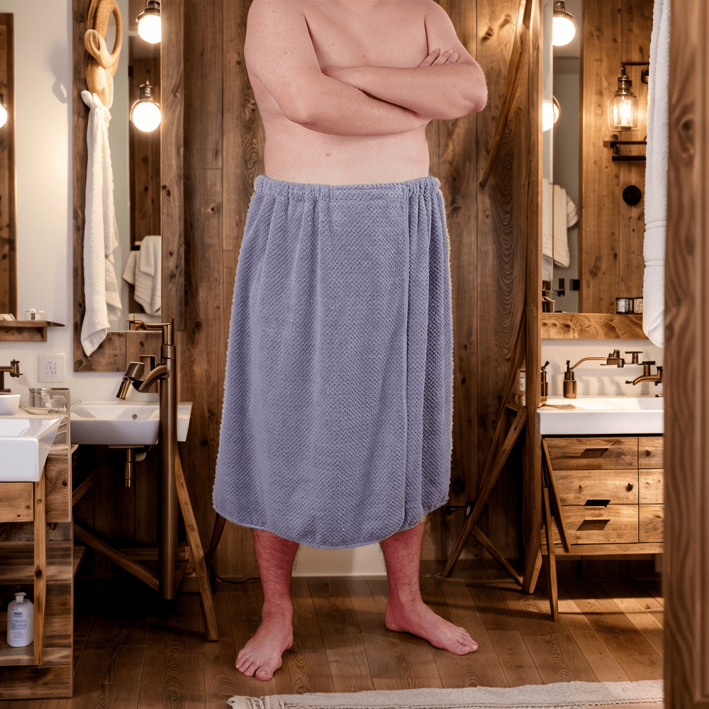 1pc Men's Bathrobe, Pocket, Waist Thickened Coral Velvet, Water Absorbent, Quick Drying, Non-Shedding Hair, Home Clothes,Women Valentine Gift Birthday Boyfriend Girlfriend Back To School