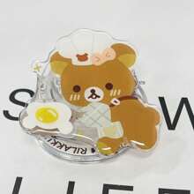 旋转磁力支架适用于 Magsafe Bear Sushi 磁性手机桌面懒人神器卡通可爱兼容 、Android 手机，生日、家人、朋友的礼物推拉式手机握把、手机支架、手机配件 - 彩色 - 查看 9