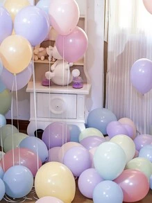 100/300/500 件透明可拆卸双面气球胶带（每卷 100 条）DIY 适用于剪贴簿工艺日记装饰、家庭婚礼生日节日派对气球装饰 - 透明 - 查看 7