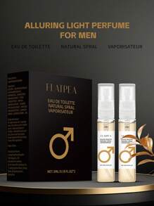 男女通用滚珠香水礼品套装（2*5ml），手腕、耳朵、颈部信息素香水，情侣约会便携式香水，清新优雅的香味提升男性和女性的魅力，送给他或她的完美礼物