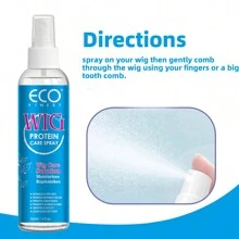 ECO FINEST 假发护理喷雾 - 合成假发护理液（原味），令假发丝滑亮泽，易于梳理，带来清爽感受，适用于真人发和合成假发的免洗护发素喷雾，PH6，易于梳理，令假发丝滑亮泽，带来清爽感受，防止干燥 - 120ML - 查看 3