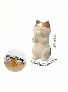 1pc Eyeglasses Holder, Slouchy Phone Stand, Desktop Decor, Suitable For Home, Office, Study, Dorm, Birthday, Christmas, Valentine's Day Gifts (Random Style), Gender Reveal Party, Perfect For Birthdays, Weddings, Parties, The Perfect Gift For Colleagues, Friends, And Family, Back To School