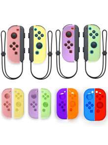 2 件装 Switch Joycon 控制器硅胶保护套，多色组合，任意颜色可选
