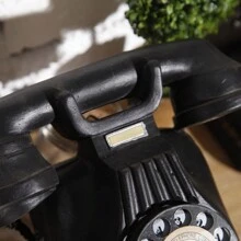 1 件复古壁挂式电话，酒吧风格家居装饰，壁挂复古手工装饰 - 彩色 - 查看 4