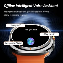 Reloj inteligente maxwear gtr11 ultra pantalla de 1,45 pulgadas 4GB de memoria ip68 Bluetooth impermeable llama a alerta ai - Gris - Ver 6