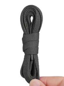 New Colorful Polyester Flat Shoelaces, Solid Color Laces For Canvas Shoes, Sneakers