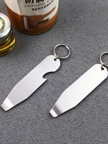 不锈钢多功能开瓶器，适用于啤酒瓶，油漆罐，奶粉罐等。 - 彩色 - 查看 3