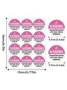 60pcs/120pcs "Extreme Happiness" Round Stickers Labels Self-Adhesive Labels Handmade Stickers Decorations Suitable For Festivals, Business Or Personal Use