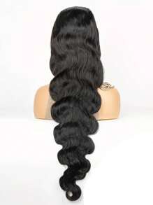 180% 密度 4x4 波浪蕾丝前假发 真人发丝 预拔透明前部无胶假发 真人发丝 含婴儿发 自然发际线 女士假发 万圣节服装 - SNatural - 查看 9