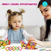 30 khối xây dựng từ tính, đồ chơi từ tính tự làm cỡ lớn, bộ xây dựng thiết kế cho trẻ em, quà tặng đồ chơi sáng tạo (màu ngẫu nhiên), khối từ tính, gạch từ tính, khối xây dựng, khối từ tính, đồ chơi từ tính, đồ chơi cho bé trai - Nhiều màu - Xem 6