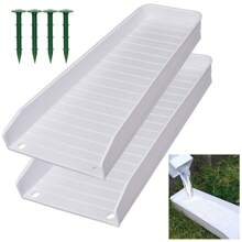 2pcs Downspout Splash Guard, Decorative Downspout Extension Splash Blocks, Downspout Diverter, Downspout Extender - Multicolor - View 9