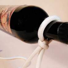 Rope Red Wine Rack Snake Bracket Wine Bottle Holder Modern Style For Home Decoration Table Decor Wine Cabinet Display - White - View 4