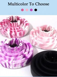 1 szt. dyfuzor do suszarki do włosów, silikonowa nakładka dyfuzora do suszarki do włosów, do stylizacji loków, suszenia i masażu włosów, idealna do większości modeli suszarek do włosów, dyfuzor do suszarki do włosów, powrót do szkoły, niezbędne akcesoria podróżne i wakacyjne, akcesoria do włosów dla kobiet - Wielokolorowe - Zobacz 11