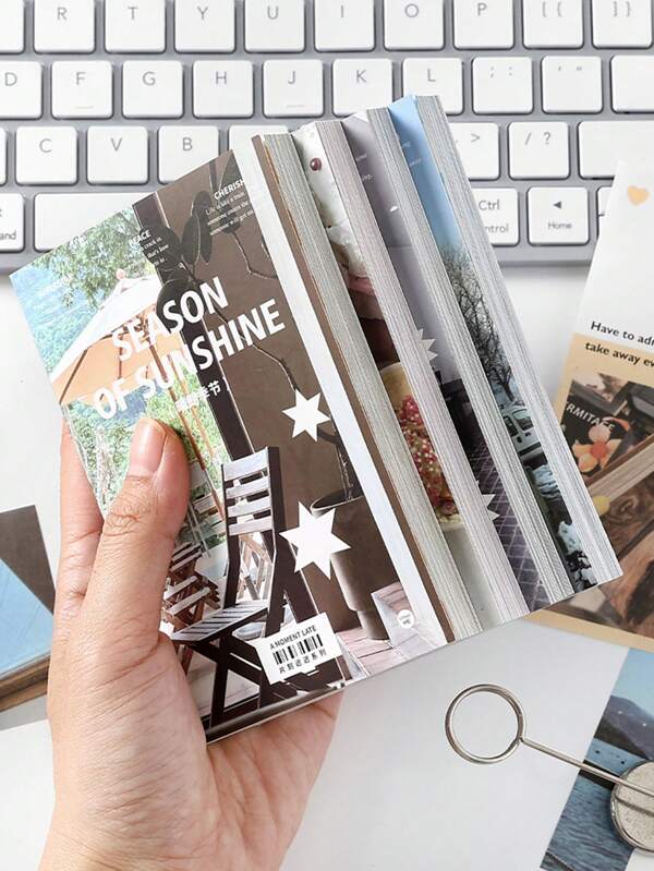 100pcs Korean Style Life Scrapbooking Stickers, Decorative Craft Paper For Stationery, Journaling,School Supplies,Back To School