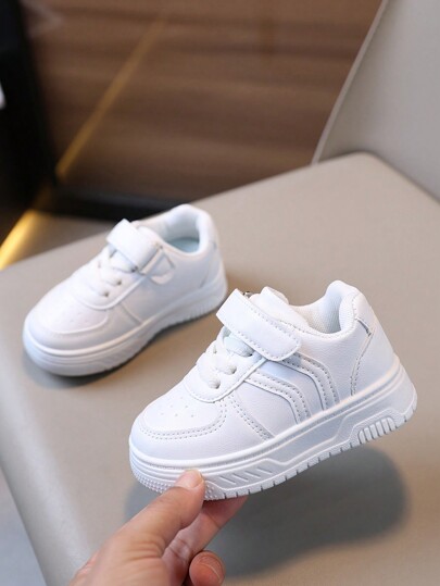 1 Pair Children's Soft Sole Breathable Non-Slip Casual Low-Top Sneakers, Suitable For Girls & Boys Athletic Sports Running Shoes