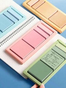 Creative Minimalist Boxed Sticky Note Set, Gradient Color, Student/Office Memo Pads With Adhesive & Index Tabs, Various Sizes & Styles To Fit Different Note-Taking Occasions