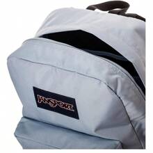 JanSport SuperBreak Plus 背包帶襯墊 15 英寸筆記型電腦套和集成瓶袋 - 寬敞耐用的背包，適合工作和旅行 - 藍色黃昏 - 藍色黃昏 - 查看 5