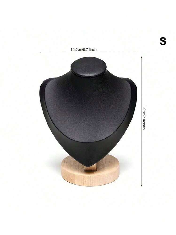 1 件珠宝展示架吊坠项链手链耳环戒指收纳架模特胸围收纳架柜台展示道具返校 - 黑色 - 查看 10