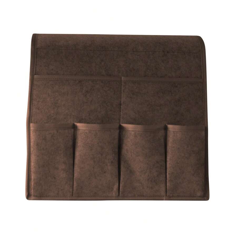 Household Armchair Caddy Felt Couch Recliner Armrest Organizer For Magazine Tablet Cell Phone Remote Control Hanging Storage Bag