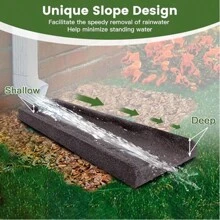 2pcs Downspout Splash Guard, Decorative Downspout Extension Splash Blocks, Downspout Diverter, Downspout Extender - Multicolor - View 3