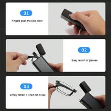 Ultra-Light Foldable High-Definition Reading Glasses, & Presbyopia Glasses With Strap & Case, Fashion Portable Vision-Enhancing Glasses For Men & Women - White - View 10