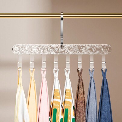 1 Pc Strap Hanger, Multifunctional Underwear Vest Storage, Plastic Transparent Hook, Drying Rack,Spring,Minimalist,Summer Tops