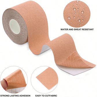 1 ROLL 5cmx5cm Muscle Paste Taping Elastic Tape Chest Paste Knee And Elbow Pad Fitness Protective Gear Sports Tape