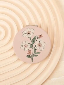 1PC Round 7CM Foldable Double Sided Makeup Mirror With 2X Magnifier Is A Perfect Gift For Dear Mothers, Aunts, Grandmothers, Daughters, Nieces, Sisters, Goddaughters, Brides And Lovely Bridesmaids! Ideal Gift For Holidays, Birthdays, Weddings, Mother's Day, Valentine's Day, New Year's Day, Etc.