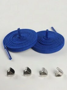 Slouchy Elastic No-Tie Shoelace For Flat Shoes, Canvas Shoes, Sneakers, Athletic Shoes - Multicolor - View 27