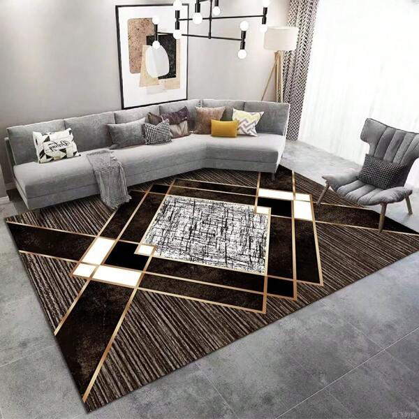Thickened Crystal Velvet Material Large Indoor Carpet, Living Room Rug, Sofa Carpet, Bedroom Rug, Anti-Slip Bedside Mat, Dining Room/Kitchen Carpet, Office Chair Pad, Entrance Doormat, Outdoor Picnic Mat, Baby Crawling Soft Mat, Outdoor Camping Blanket