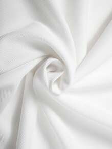 WASSUP OTHER Men's Shirt, Men's Loose Fit Casual Business POLO Shirt, Fashion Knit Sweater, Casual T-Shirt With Turndown Collar, Short Sleeve Top - White - View 6