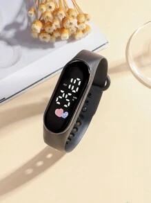 1 st Fashionabla söta digitalklocka för kvinnor med datumvisning, lämplig för dagligt slitage och gåvor - Multifärgad - Visa 14