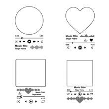 1pc Customized Photo Music Lamp, Personalize With Your Photos To Share Your Precious Memories And Cherished Moments. It's The Perfect Gift For Family And Friends. Can Be Used As Wall Decor, Home Decor, Valentine's Day, Birthday, New Year Gift Or Souvenir. - Multicolor - View 9