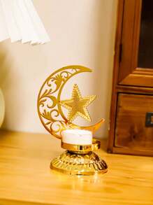 1个北欧风格金属烛台，适用于家居、婚礼装饰、餐桌摆设、房间装饰、生日及毕业礼物、浪漫烛光晚餐、壁炉装饰、客厅及厨房装饰、家居美学 - 彩色 - 查看 8