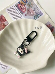Sanrio Sanrio 10pcs/5pcs/1pc Transparent Kawaii Kitty Style Keychain, Suitable For Backpack, Car, Festival, Family Party, Birthday, Gift Choices