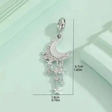 1 Máy Tính Nhiều Màu Sắc Bướm Hồng Hình Trái Tim Nơ Khảm Kim Cương Giả Tự Làm Mặt Dây Chuyền Cho Vòng Tay Hoặc Vòng Cổ, Lễ Tình Nhân Phụ Kiện - Nhiều màu - Xem 7