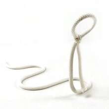 Rope Red Wine Rack Snake Bracket Wine Bottle Holder Modern Style For Home Decoration Table Decor Wine Cabinet Display - White - View 1