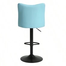 Swivel Bar Stools Set Of 2,Height Adjustable Counter Stool,Modern Armless Faux Leather Barstool Chairs With Backs For Kitchen Island - Nhiều màu - Xem 7