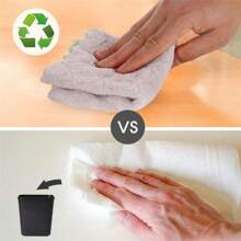 LMETJMA 10pcs Kitchen Cloth Dish Towels Super Absorbent Coral Velvet Dishtowels Nonstick Oil Washable Fast Drying JT224 - 綠色 - 查看 5