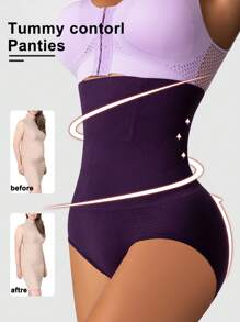 1 Pc Seamless High Waist Shaping Panties Slimming Tummy Control Waist Trainer Body Shaper Shapewear For Women Underwear Women's Underwear Sheath Flat Belly Woman Lingerie Briefs Butt Lifter