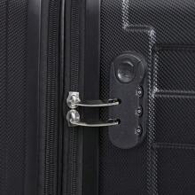 3 Piece Luggage Set Expandable Suitcase Spinner Carry-On Luggage Travel Black - Apricot - View 10