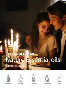 EMBRACEX. 11 Stile 60ml ätherische Öle Aromatherapie Öle mit Tropfer Reediffusor Öle für Autoduft Aroma Diffuser Heimdüfte Produkte Kerzenduft Vanille Himbeere Erdbeere Keks Lutscher Kokosnuss Kaffee Schokolade Ylang-Ylang Kirsche Lebkuchenmännchen