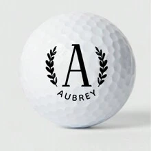 3 pièces Balles de golf personnalisées, balles de golf de haute qualité personnalisées, cadeau idéal pour le mari